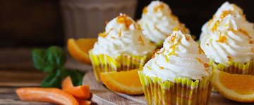 Carrot Cake Dog Cupcakes