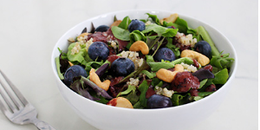 Blueberry Cashew Quinoa Salad