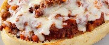 Spaghetti Squash with Turkey Marinara