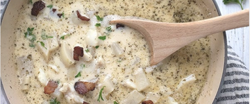 Hearty Keto Seafood Chowder