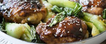 Chicken Teriyaki Stir Fry with Bok Choy