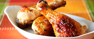 Honey-Mint Roast Chicken