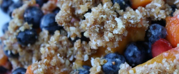 Raw Mango & Berry Crisp