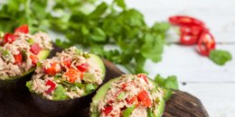 Avocado Tuna Salad Bowls