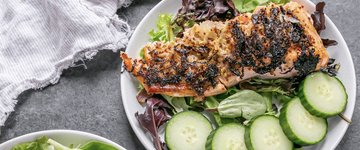 Salmon with Greens