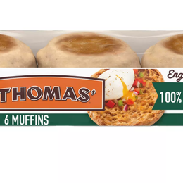 Thomas' 100% Whole Wheat Whole Grain English Muffins