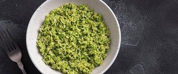 Brown Rice Pesto Pilaf