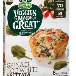 Veggies Made Great Spinach Egg White Frittata, 6 ct