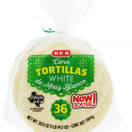 H‑E‑B White Corn Tortillas
