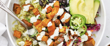 Chipotle Sweet Potato Burrito Bowls
