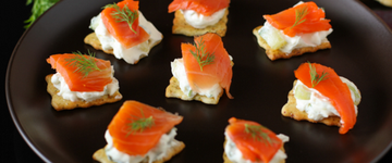 Salmon Tzatziki Canapes