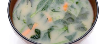 Miso Soup & Wilted Kale