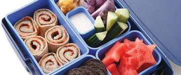 Pizza Roll-Up Bento Lunch Box