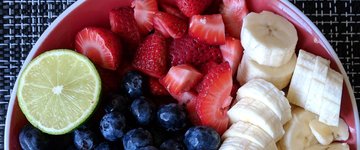Red, White, And Blue Fruit Bowl