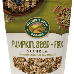 Nature's Path Pumpkin Seed + Flax Granola