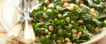 Greens and Beans with Rosemary and Thyme