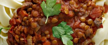Slow Cooker Lentil Bolognese