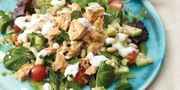 Salmon & Herbed Bean Salad