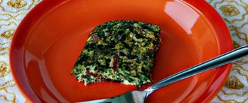 Bacon, Egg and Spinach Casserole