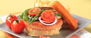 Chipotle Salmon Burgers