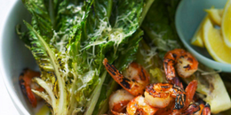 Grilled Shrimp and Romaine
