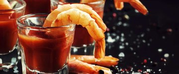 Garlic Herb Shrimp with Homemade Cocktail Sauce