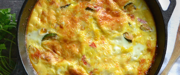 Zucchini and Corn Frittata