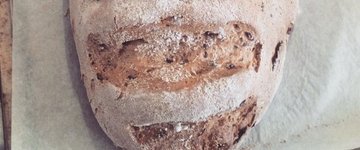 Wholemeal Spelt Loaf with Kalamata Olives and Herb