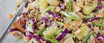 Tropical Chicken Slaw Salad