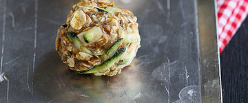 No-Bake Zucchini Bread Granola Bites