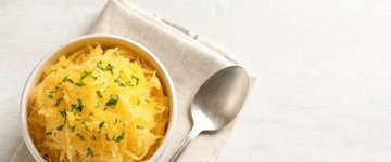 Spaghetti Squash with Nut-Free Lemon Pesto