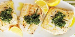 Halibut with Dill Pesto