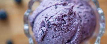 Fresh Blueberry Ice Cream (Dairy Free)