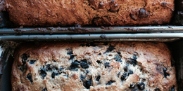 Chocolate/Blueberry Banana Bread