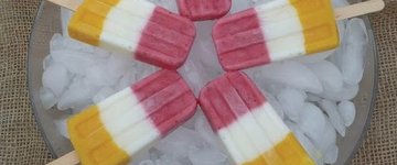 Strawberry Mango Popsicles