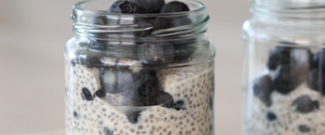 Blueberry & Chia Seed Breakfast Pudding