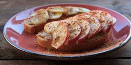 Toast with Almond Butter and Apple Slices