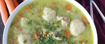 Paleo Chicken and Dumplings Soup