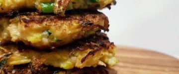 Cauliflower and Zucchini Fritters