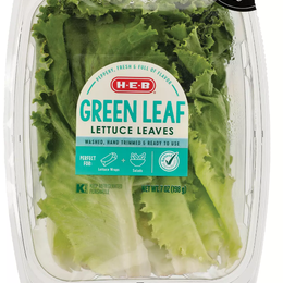 H‑E‑B Fresh Green Leaf Lettuce Leaves