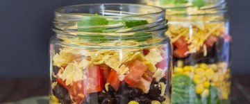 Mexican Chicken Salad in a Jar