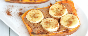 Sweet Potato Toast with Almond Butter 