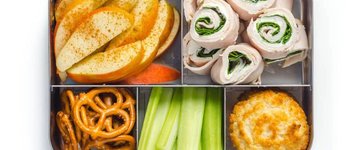 Deli Meat Roll Ups Bento Lunch Box
