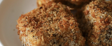 Vegan Air Fried Mac and Cheese Bites