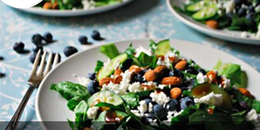 Blueberry, Almond and Feta Salad