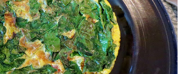Breakfast- Spinach and Vegetable Omelette