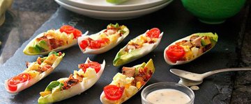 Keto Cobb Salad Boats