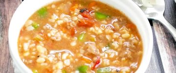 Slow Cooker Stuffed Pepper Soup