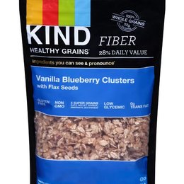 Kind Healthy Grains Vanilla Blueberry Clusters with Flax Seeds Granola