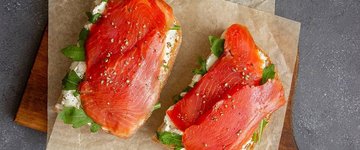 Smoked Salmon Potato Tartine